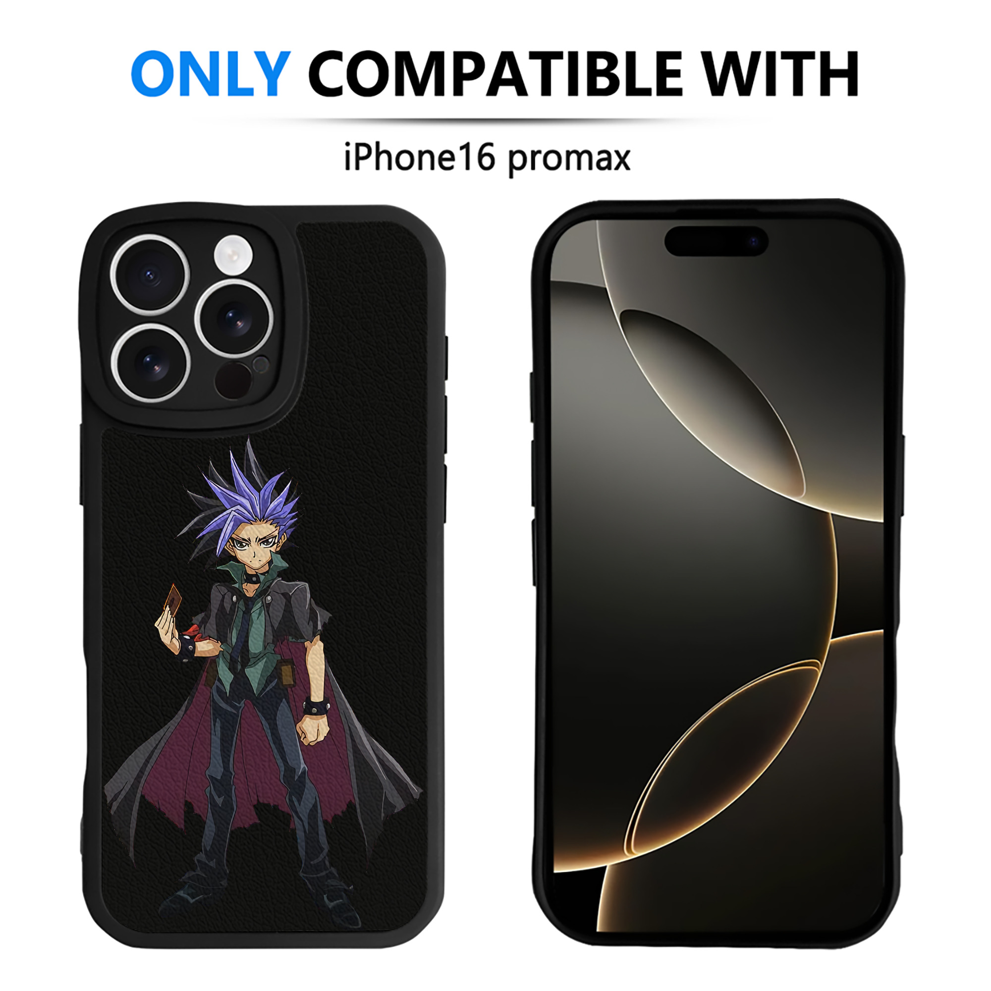 遊☆戯☆王 Yu-Gi-Oh! 【iPhone 16シリーズ対応】シリコンスマホケース（レザー調） 材質：シリコン
